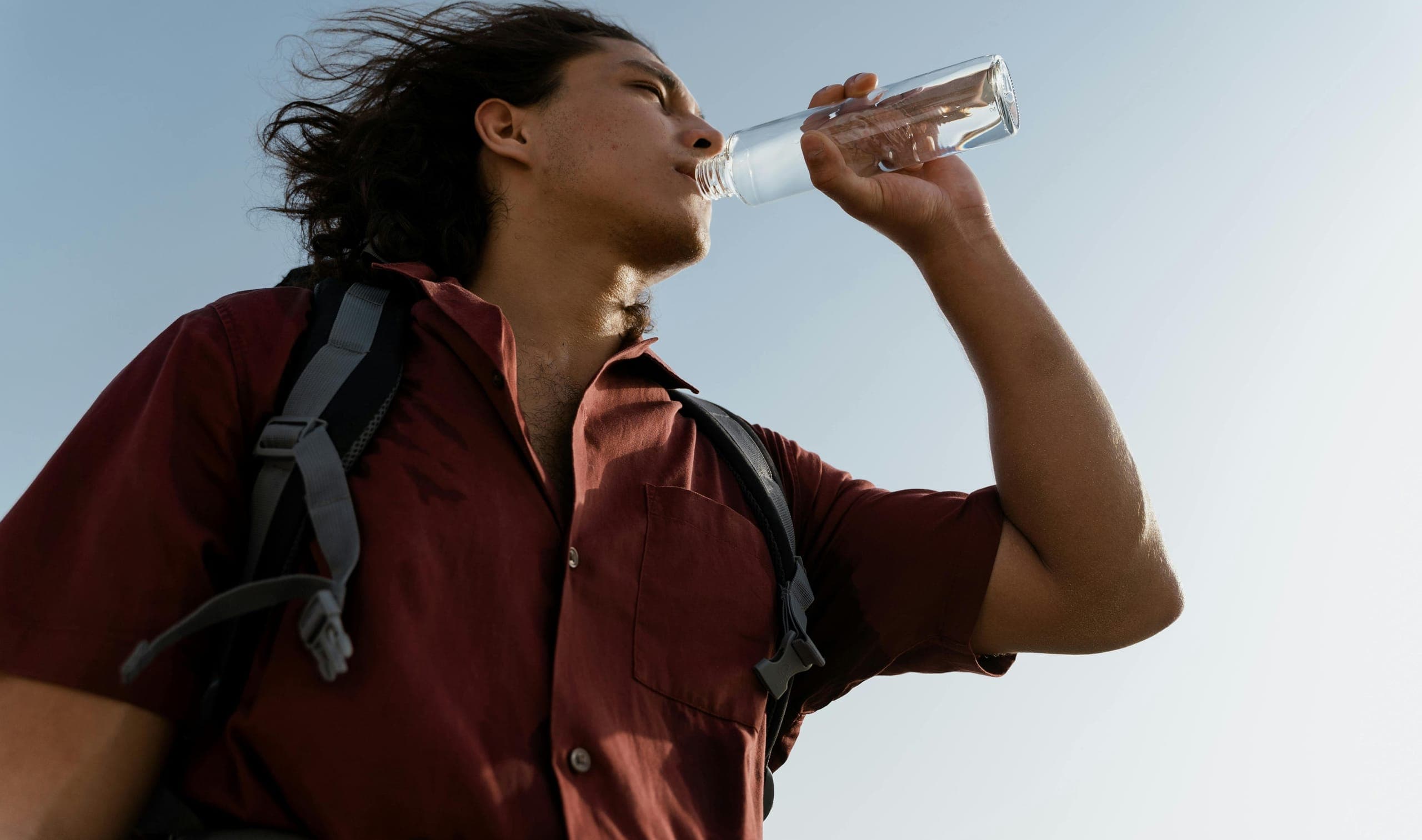 Person Drinking Water