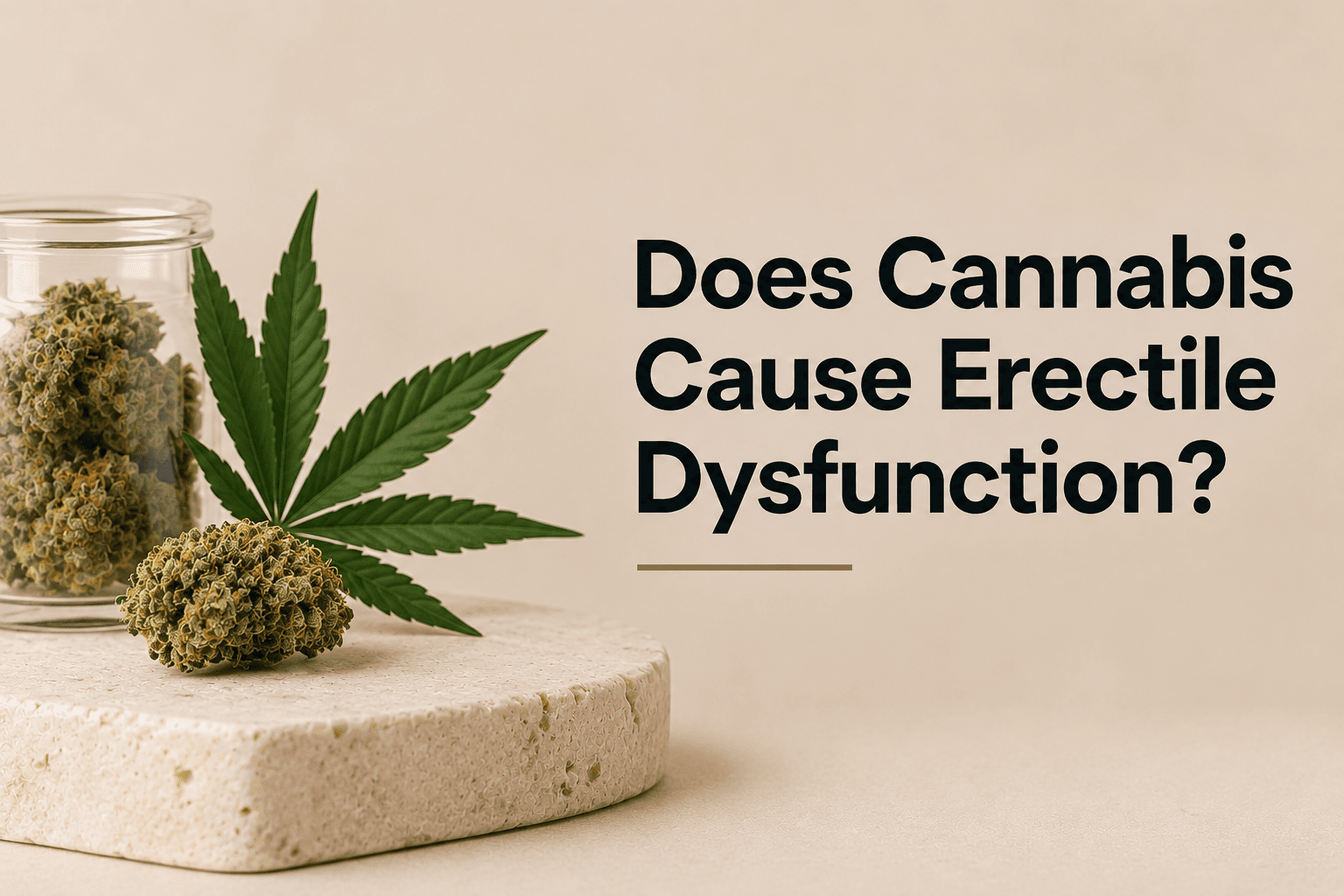 Does Cannabis Cause Erectile Dysfunction? What the Research Shows