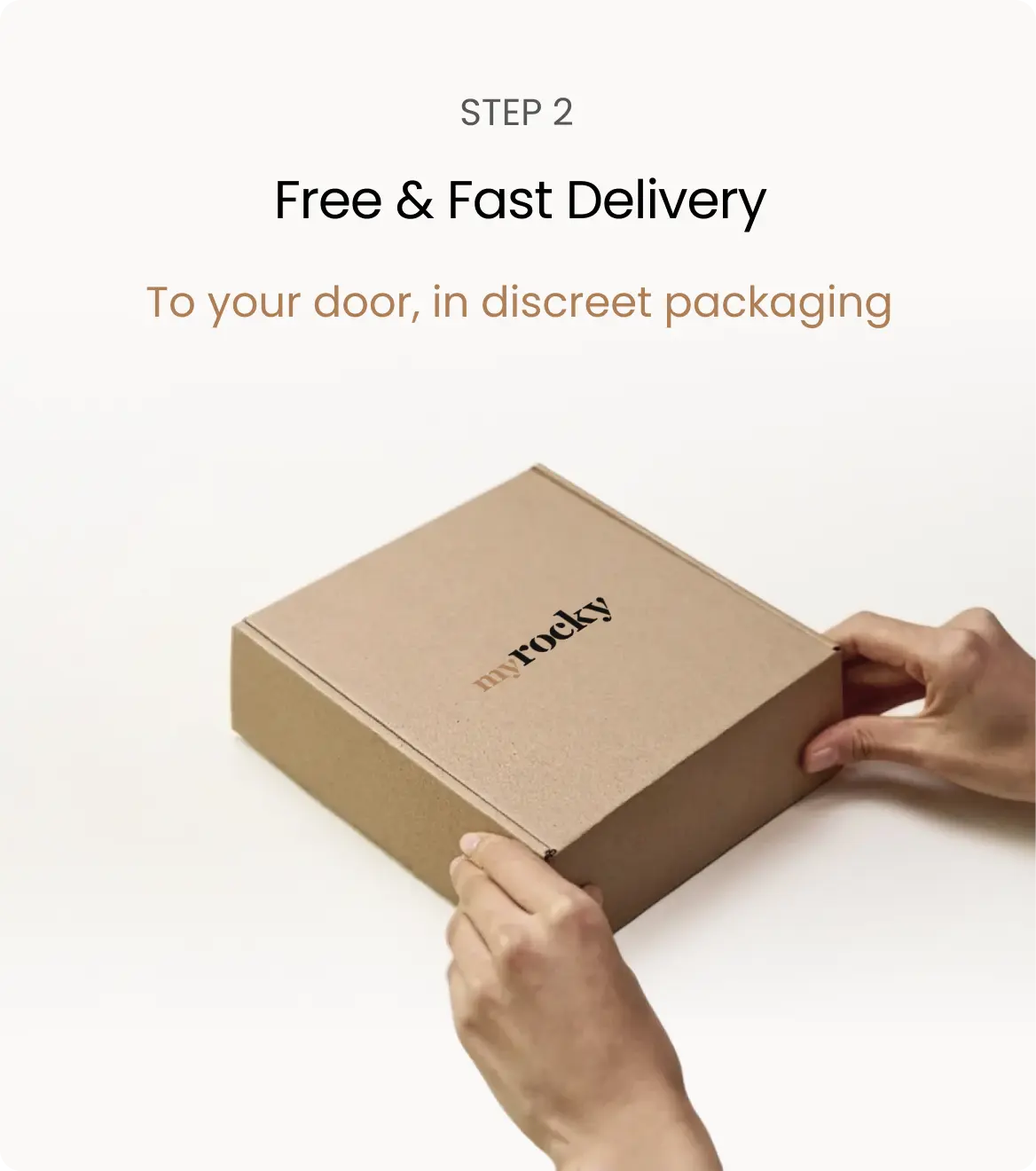 Step 2: Free & Fast Delivery